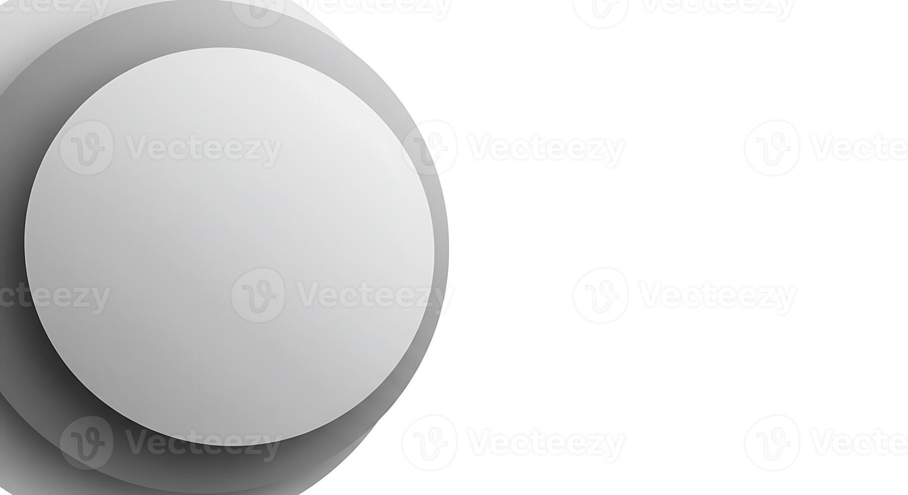 A white circular object with a gray background photo