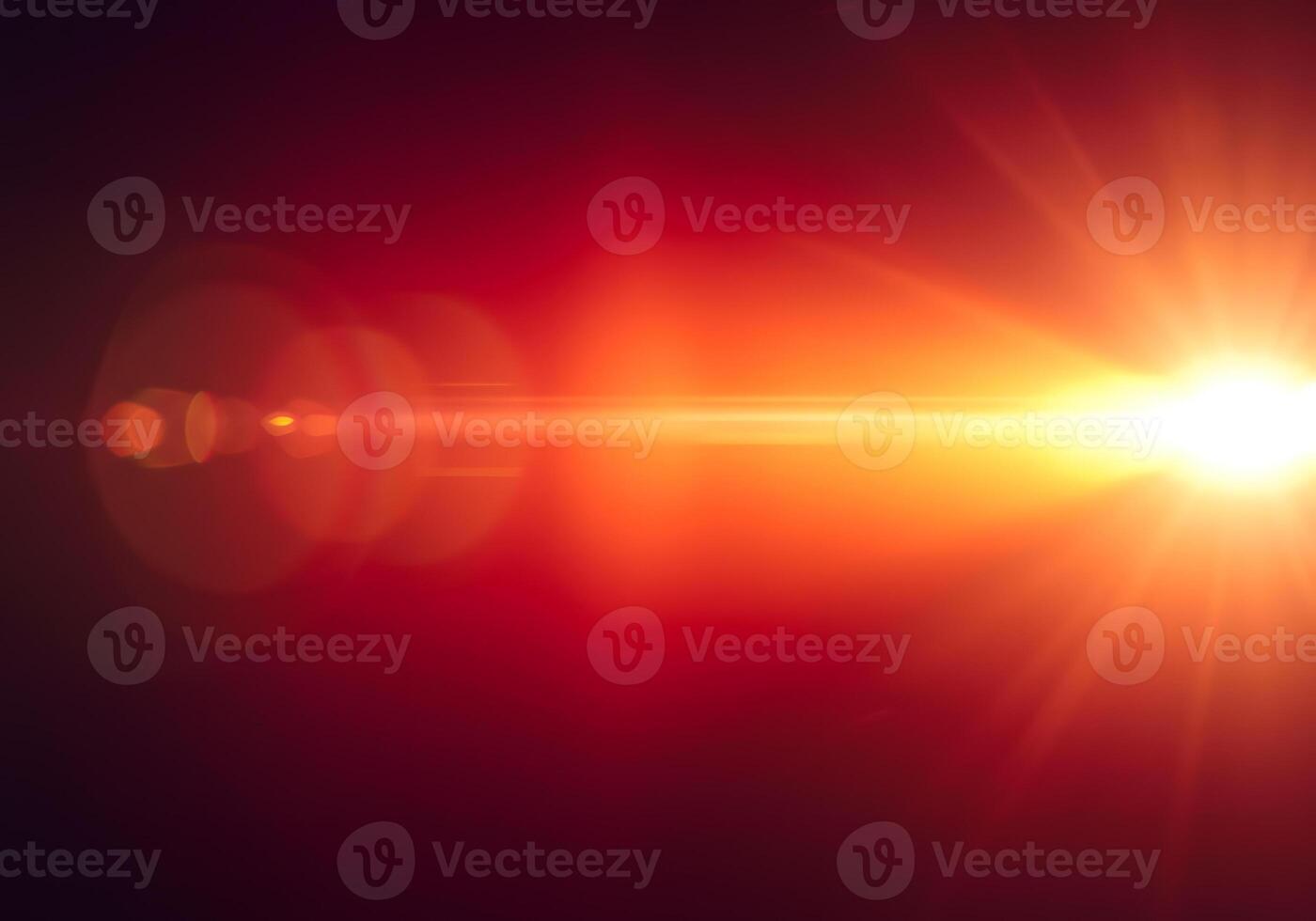 Radiant bright light flare photo