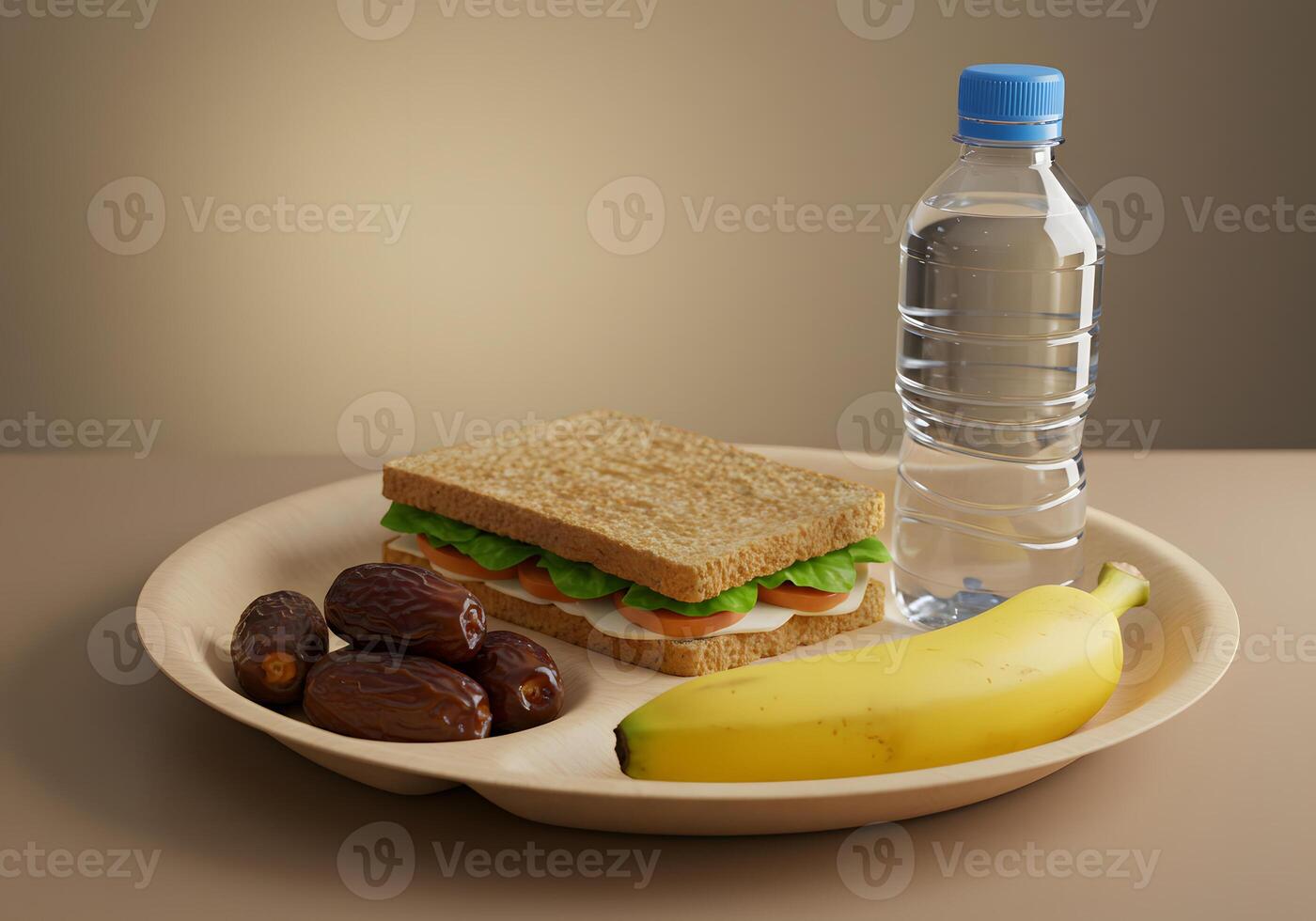 Simple healthy lunch meal photo
