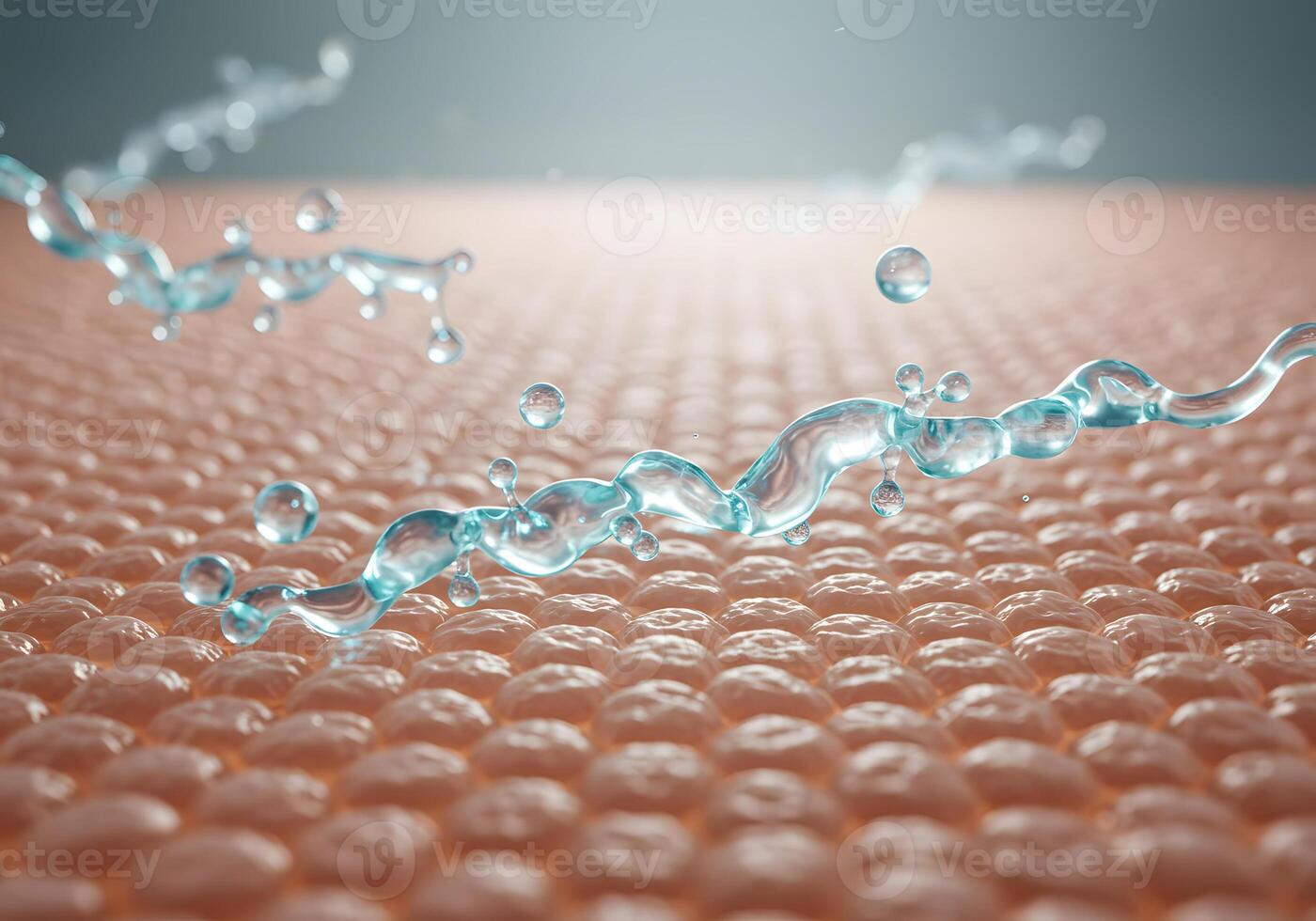 Skin hydration graphic illustration photo