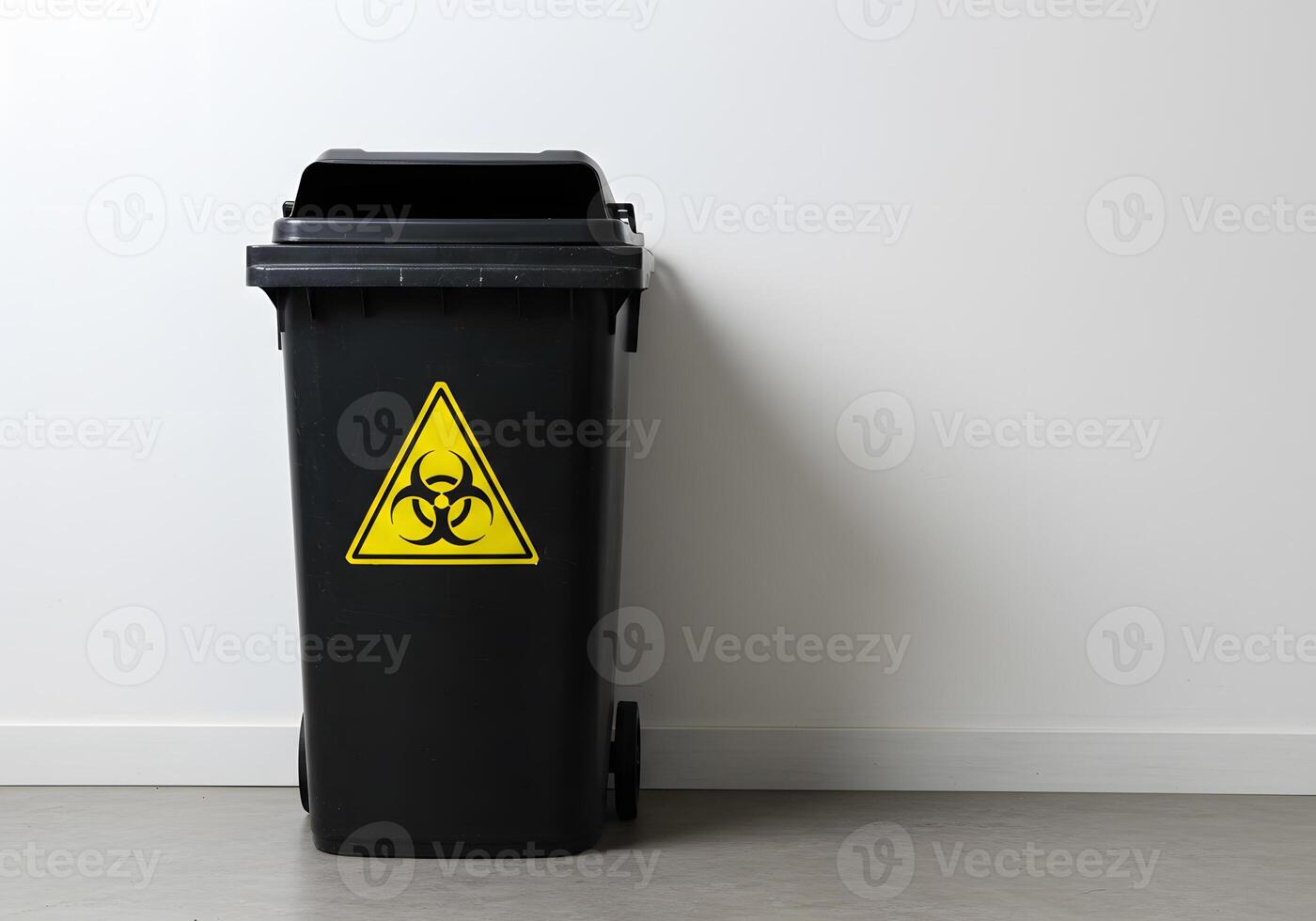 Biohazard waste container photo