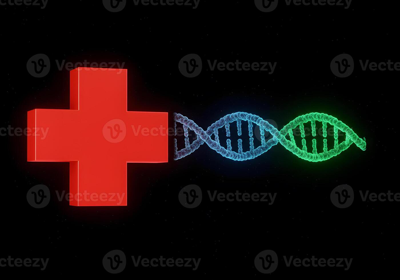 Medical dna illustration photo