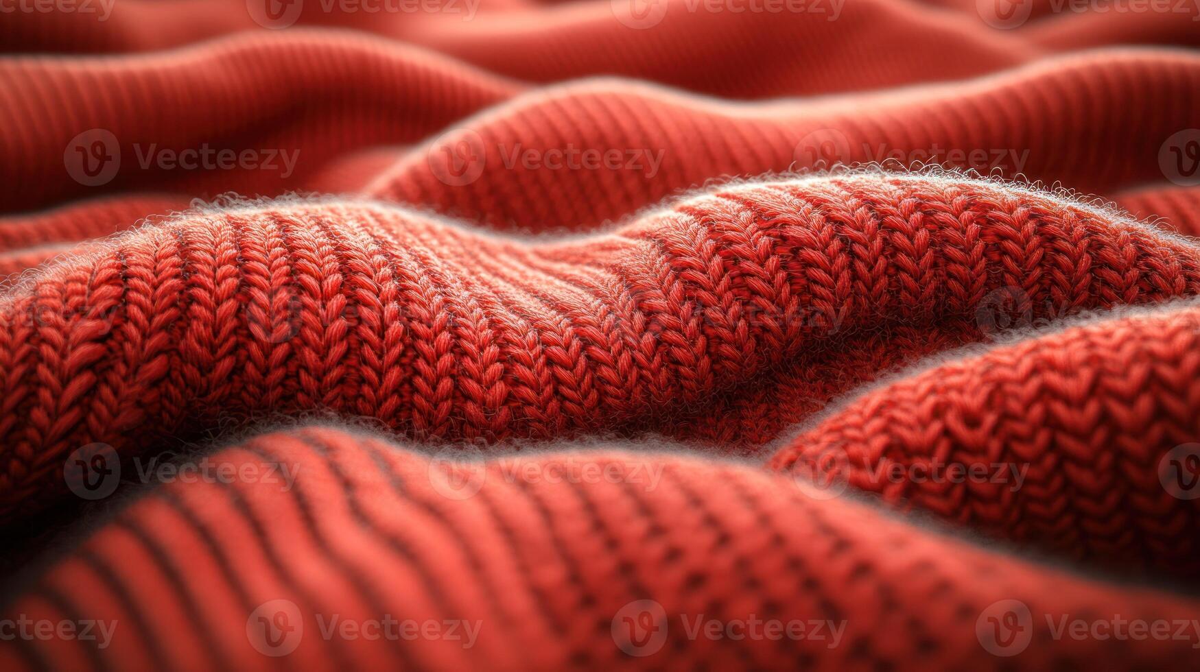 A close up of a red sweater photo