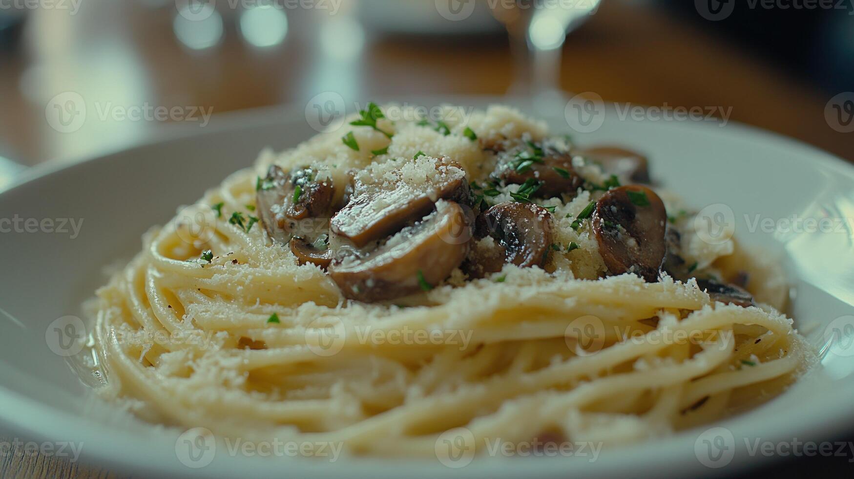A plate of pasta photo
