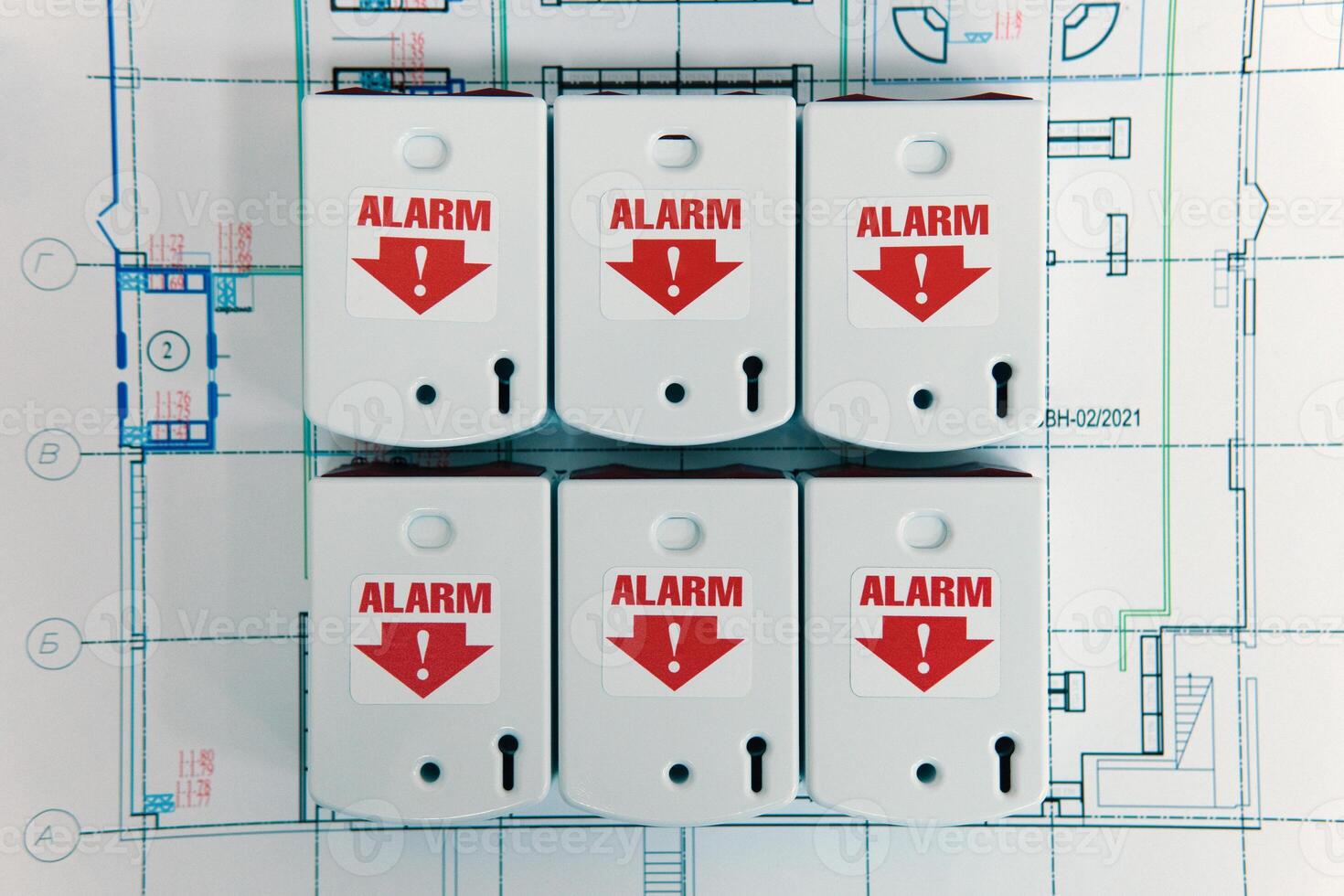 panic button for office and home. close-up. photo