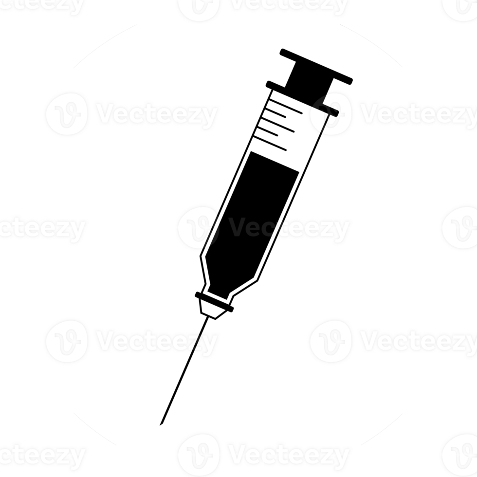 Syringe Icon for Medical Use png