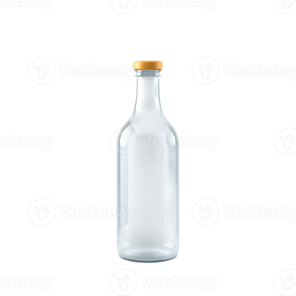glass bottle isolated object. png