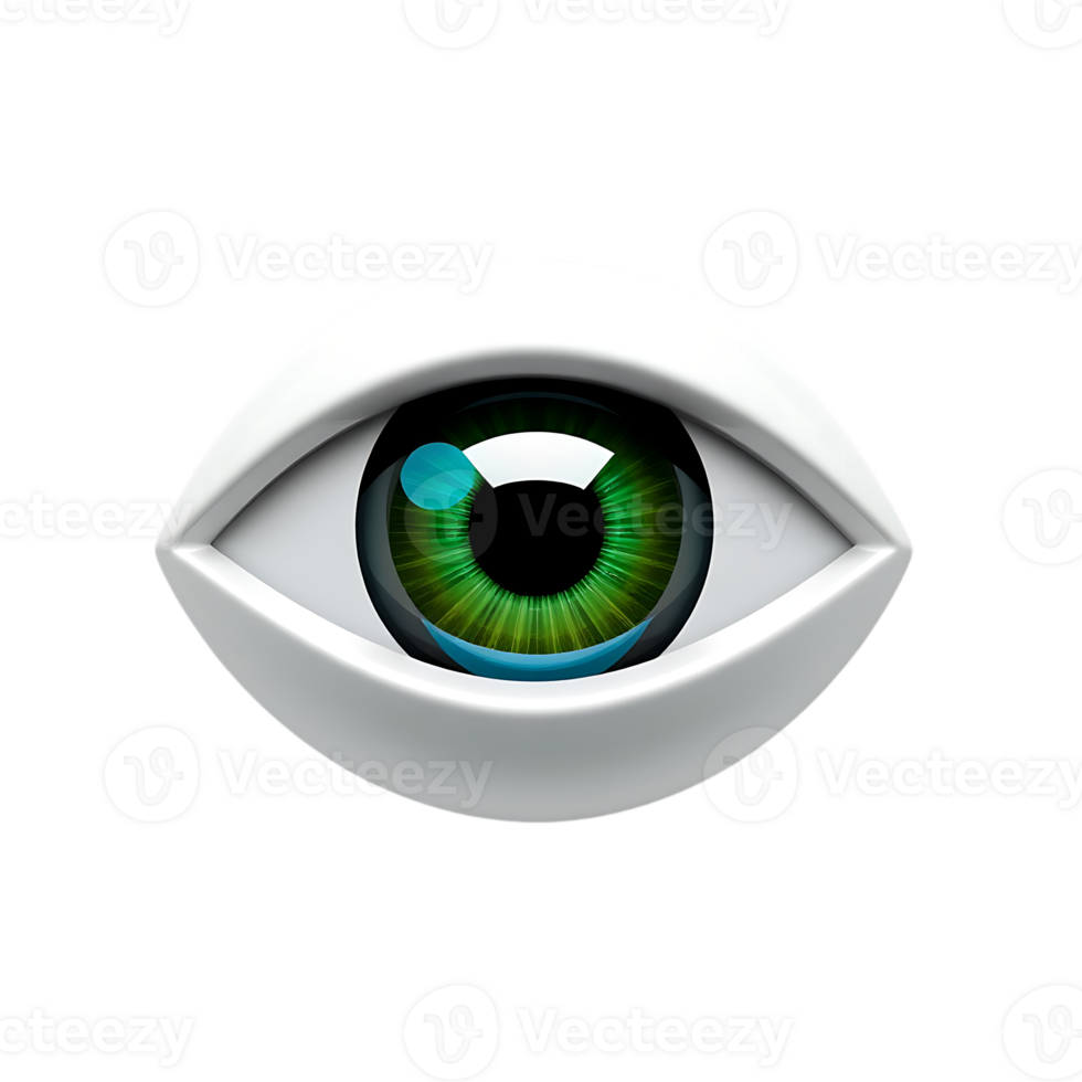 green eyes 3d icon. png