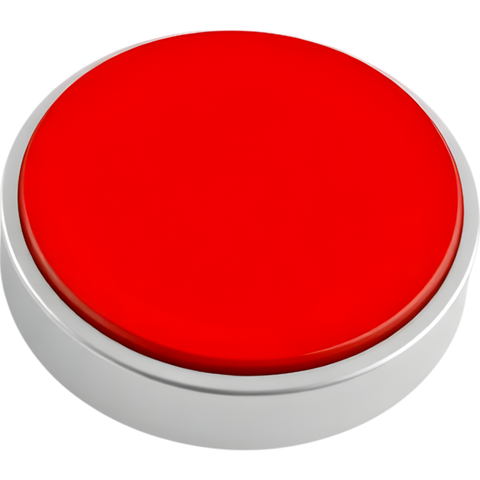 Large red push button png