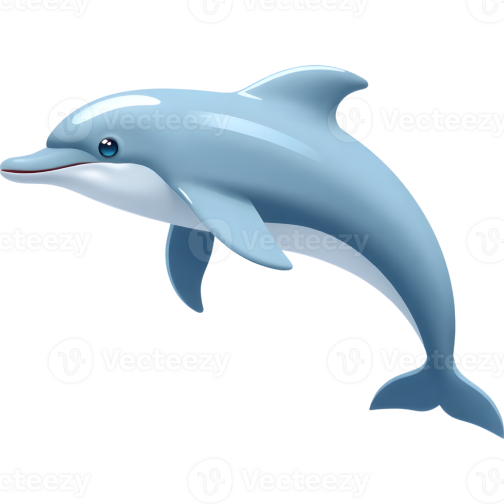 Wild dolphin jumping from ocean png
