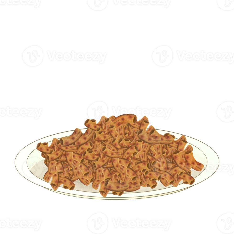 Makroni Food Traditional Illustration png
