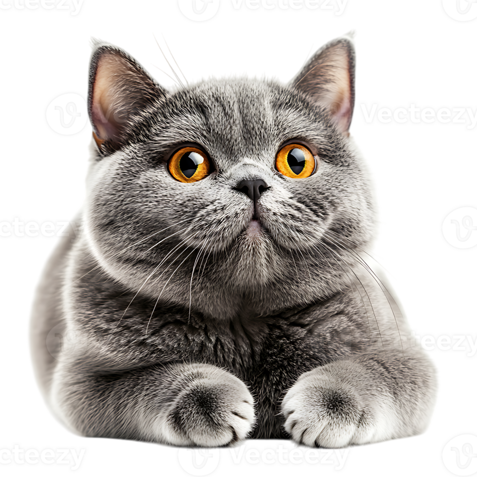 British shorthair laying on side Pet adoption and rescue websites Pet supplies and accessories branding Educational and veterinary content png