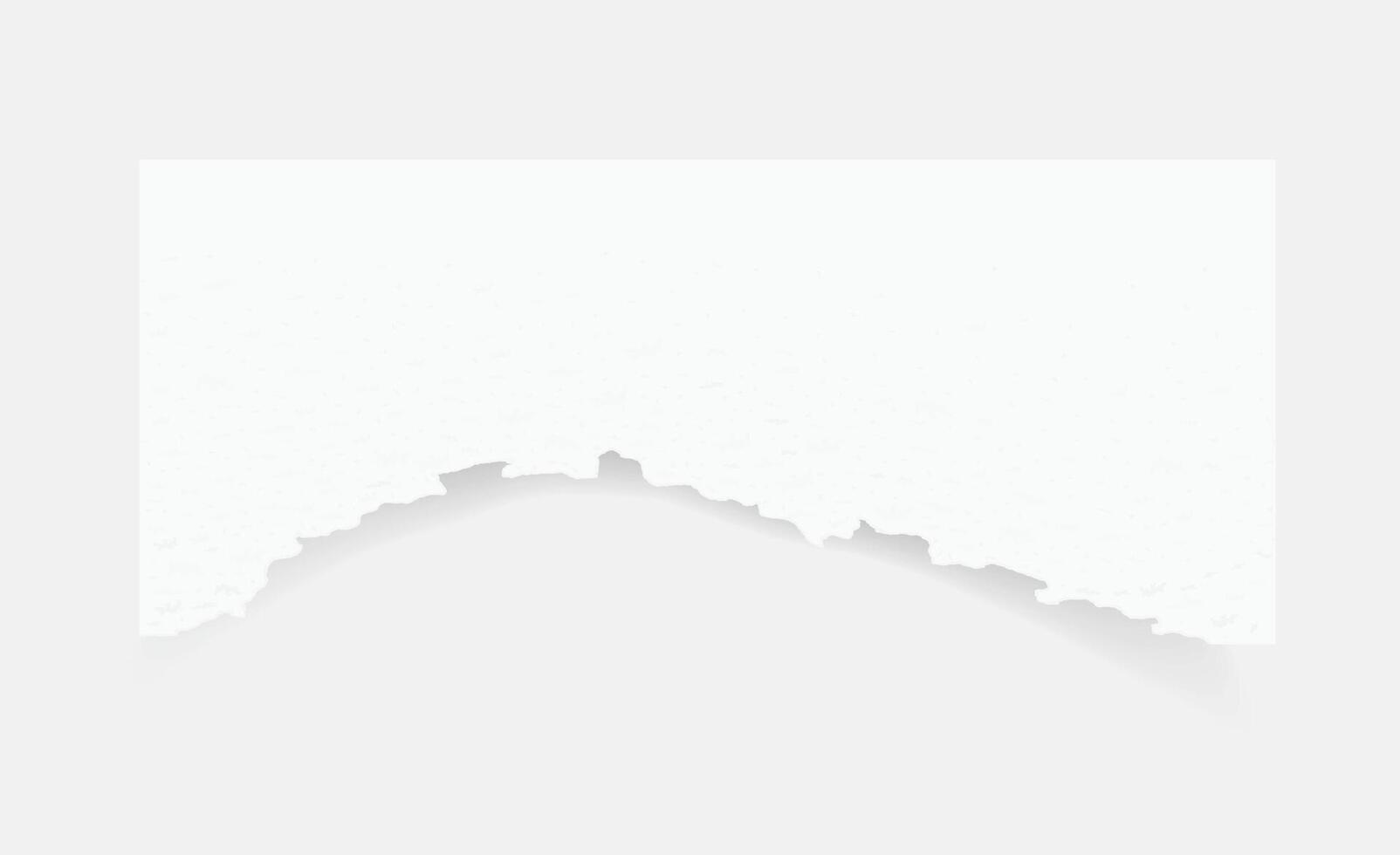 Torn paper edges. Ripped paper texture. Paper tag vector