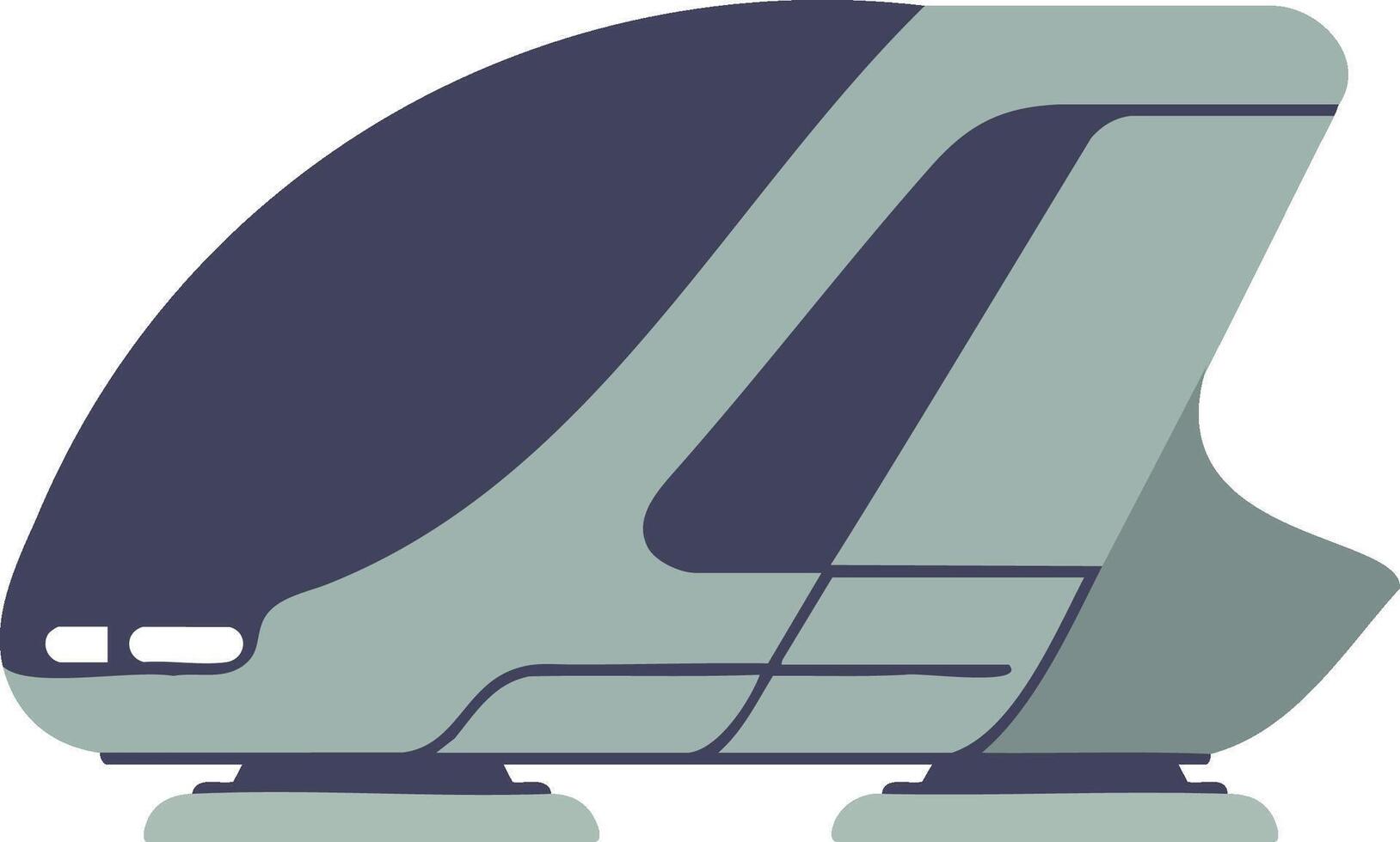 Futuristic Hovercraft Vehicle Illustration vector