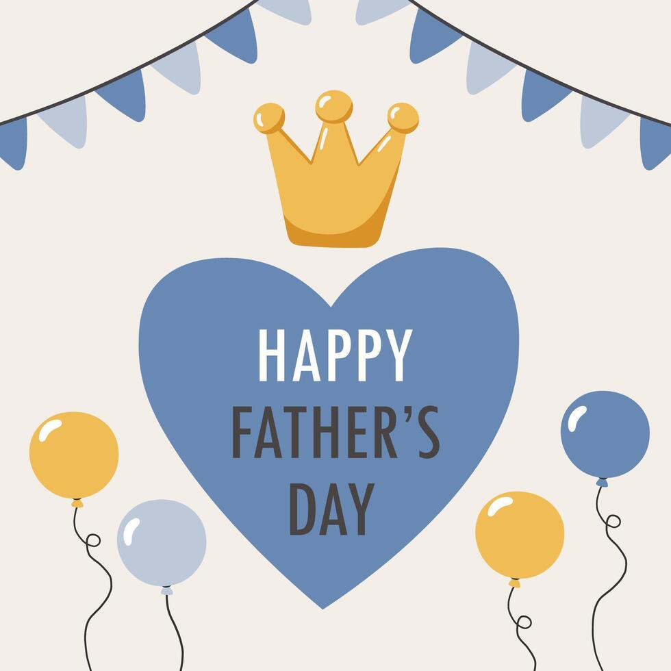 Father day elements collection. Design for posters, banner, greeting cards, stickers. Father love vector
