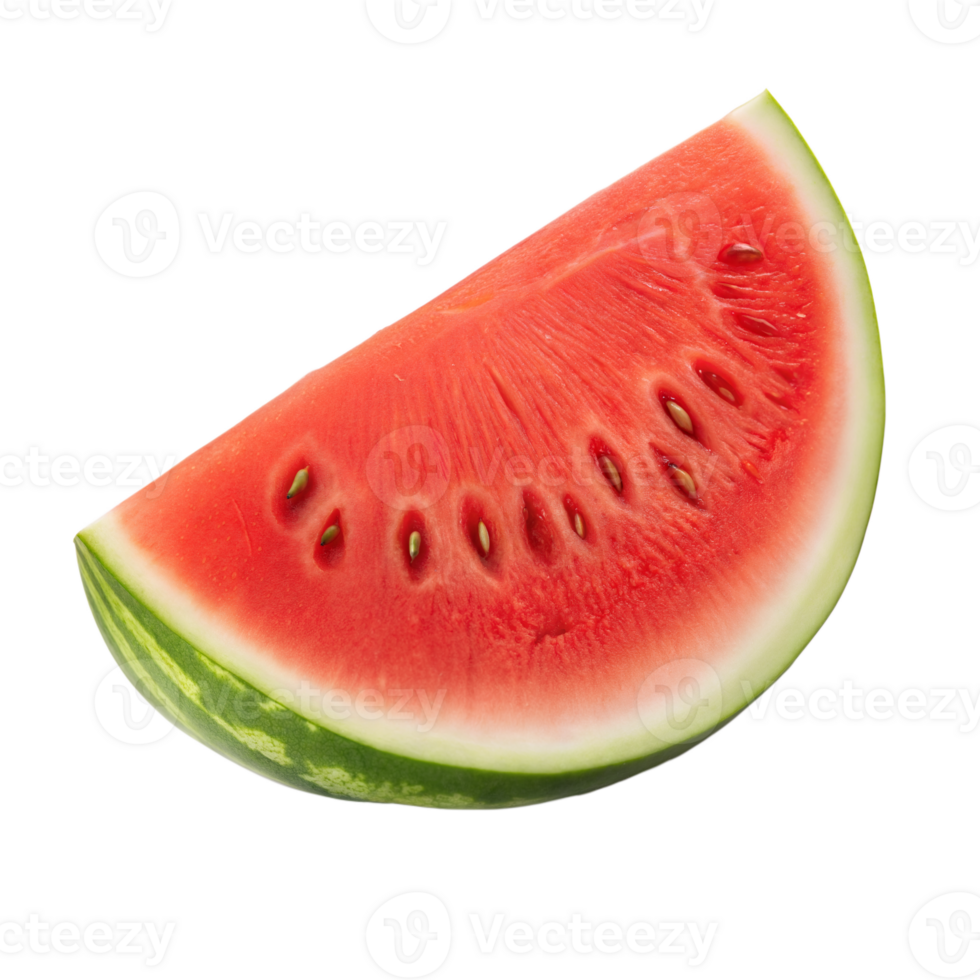 A slice of watermelon on a transparent background. png