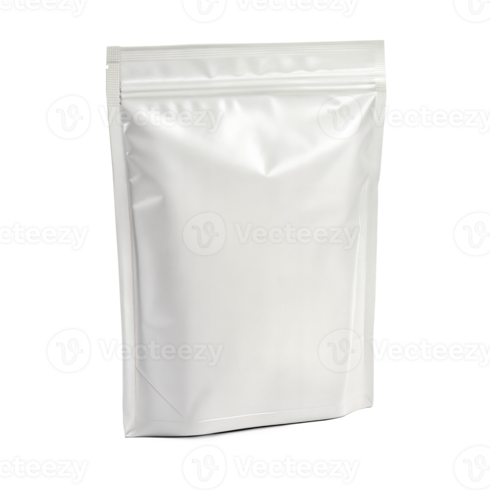 Pouch mockup, pouch transparent, empty chip bag. png