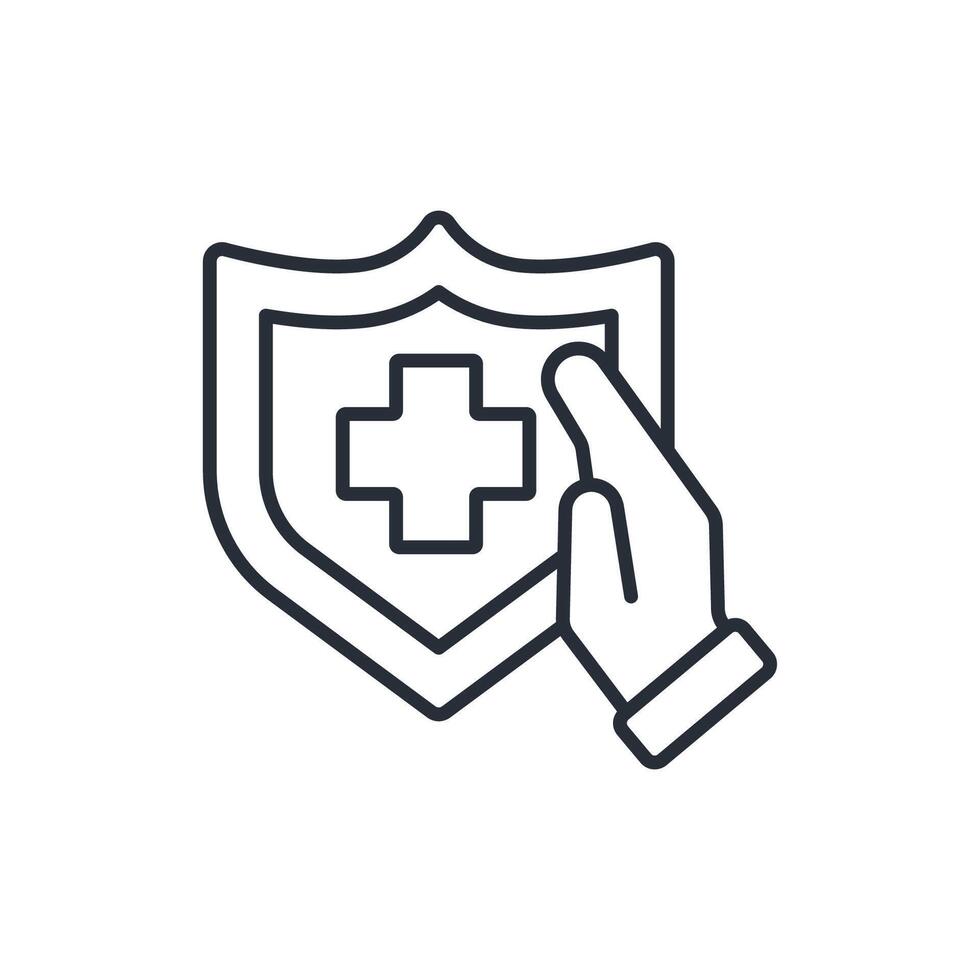 prevention outline icons related vector