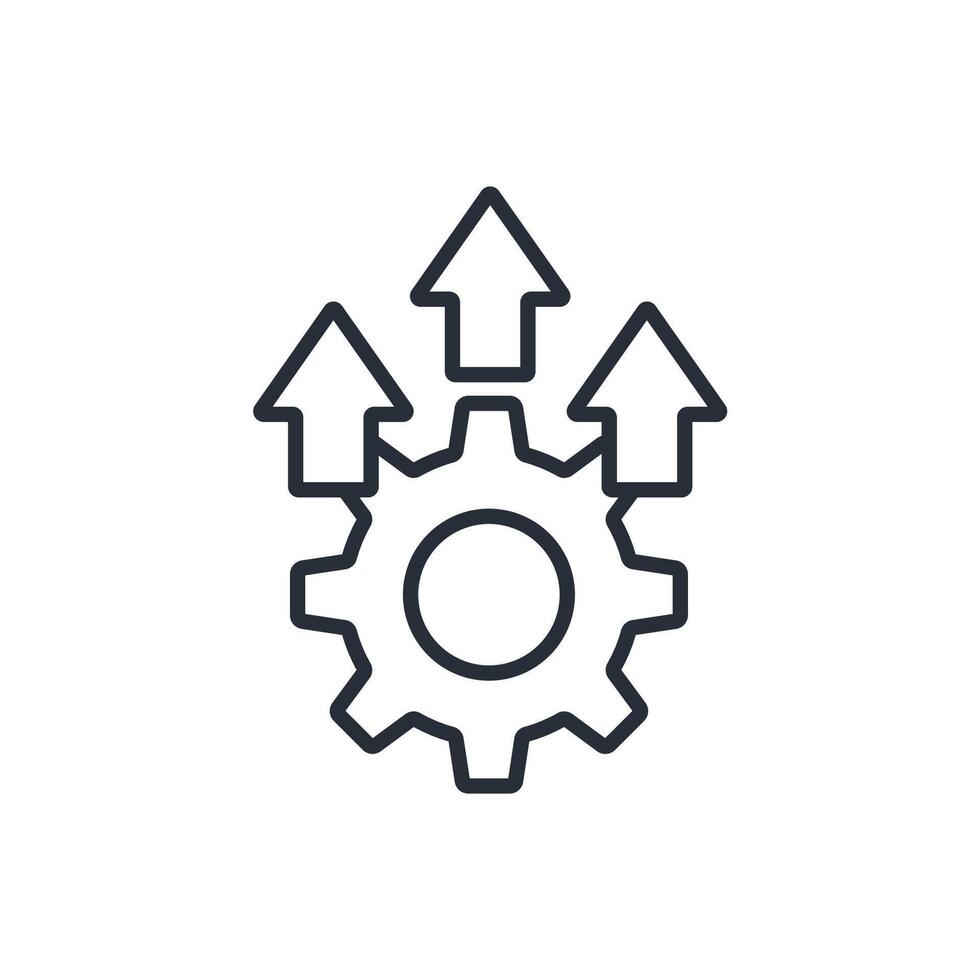 improvement outline icons related vector