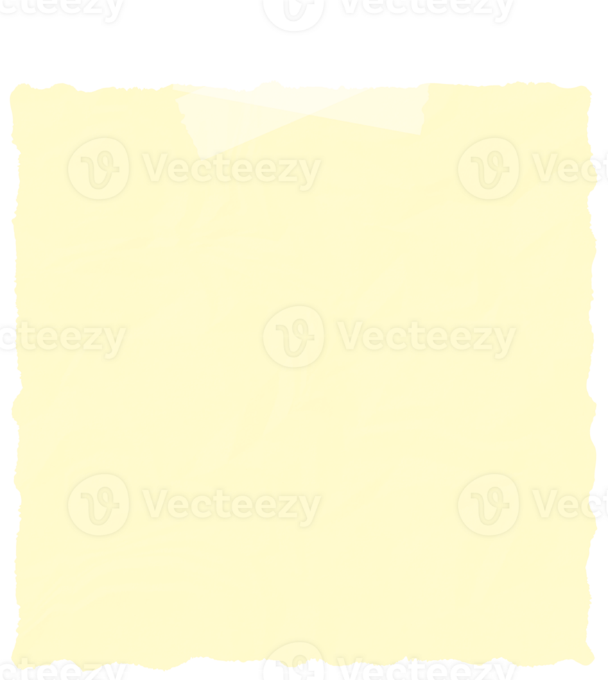 A piece of taped crumpled notepad paper png