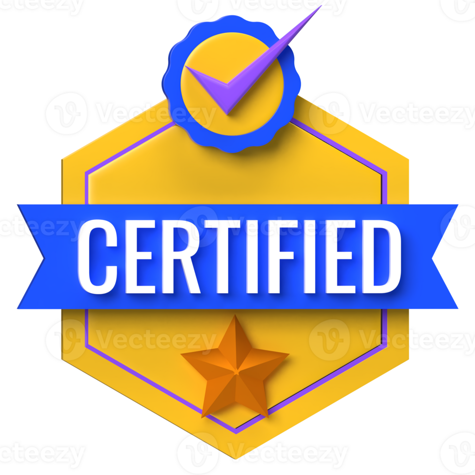 Verified Seal 3D Icon png