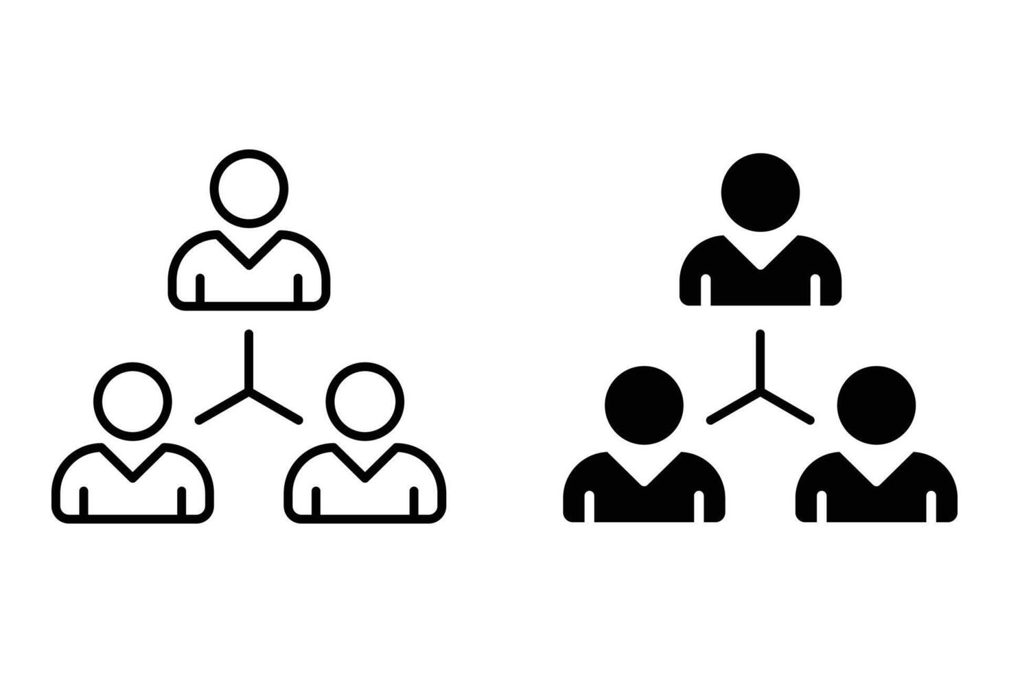 Set of Business team work icon collection. Containing team building, meeting, managing symbol vector