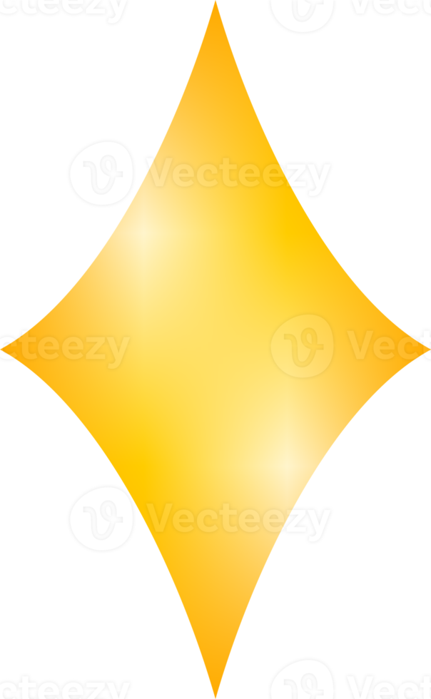 Yellow light sparkle icon png
