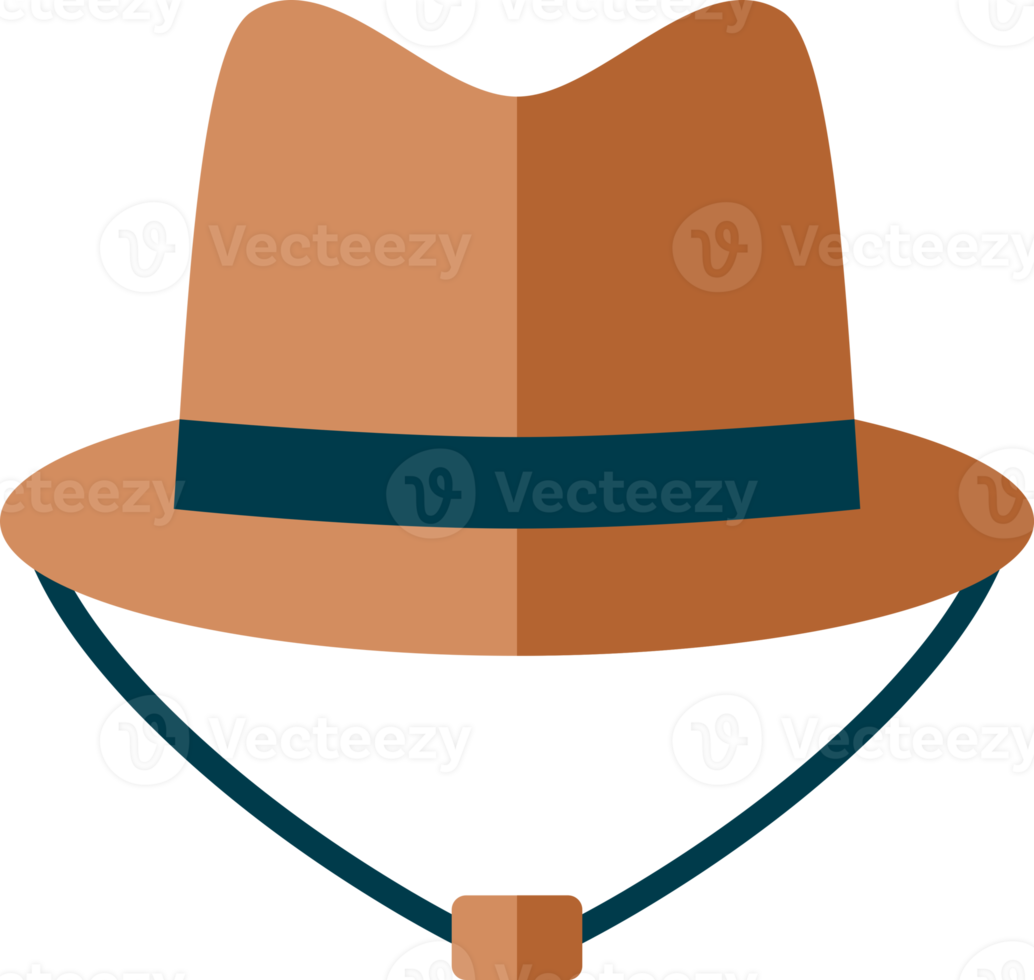 Brown cowboy hat icon png