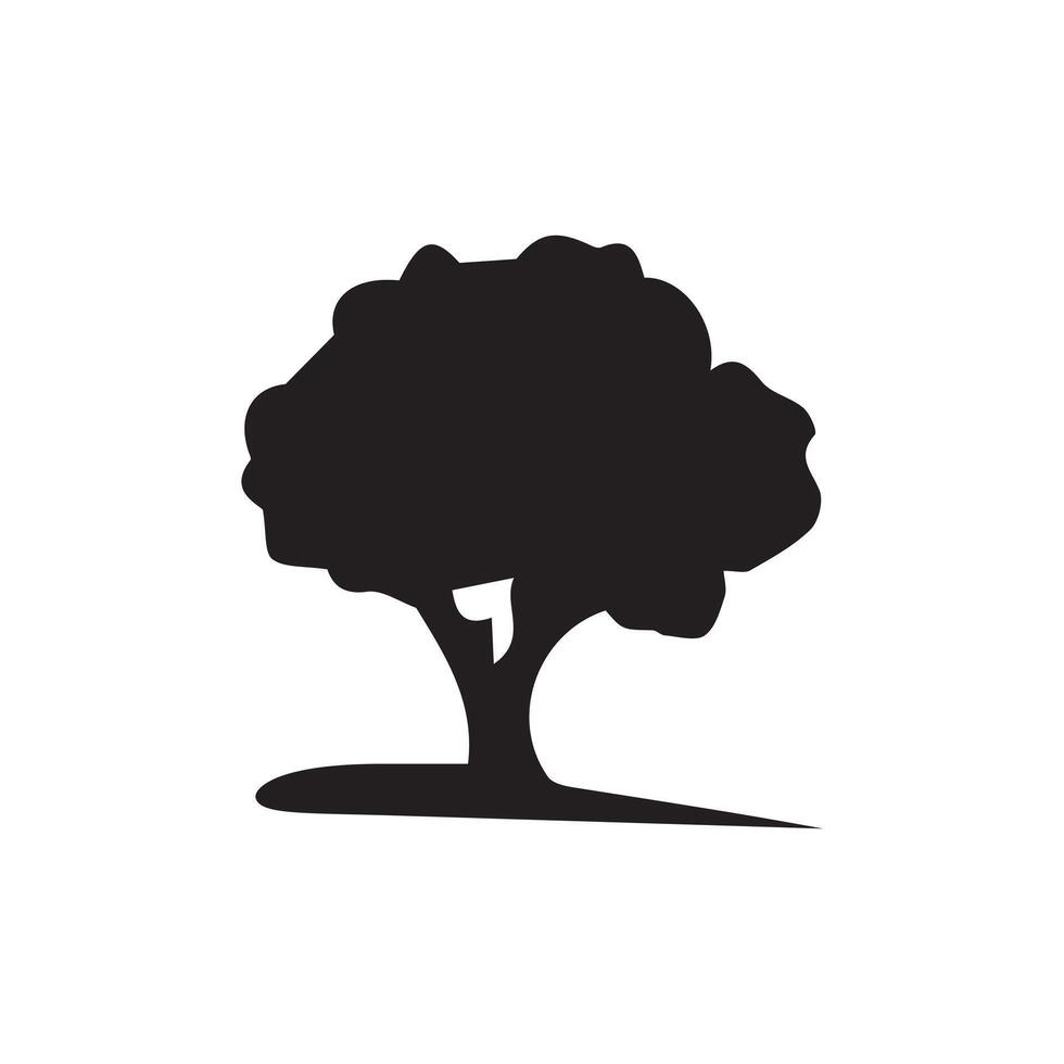 A Large Tree Icon for Nature-Inspired Design vector