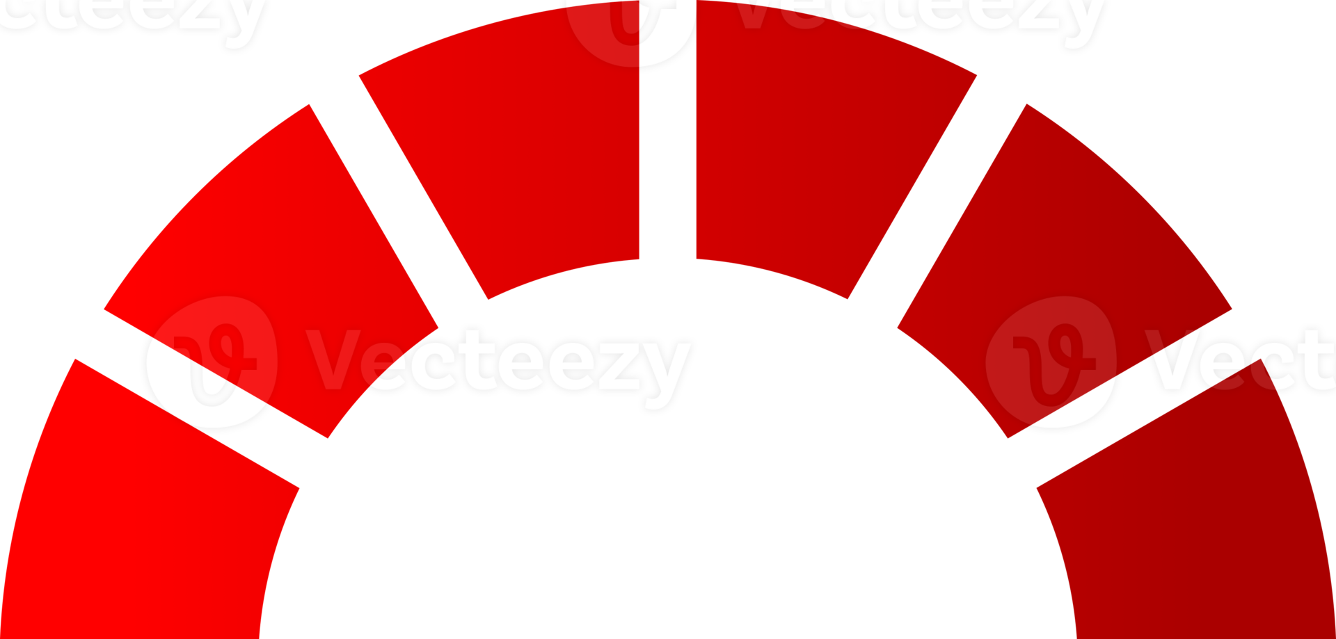Red curve gauge icon png