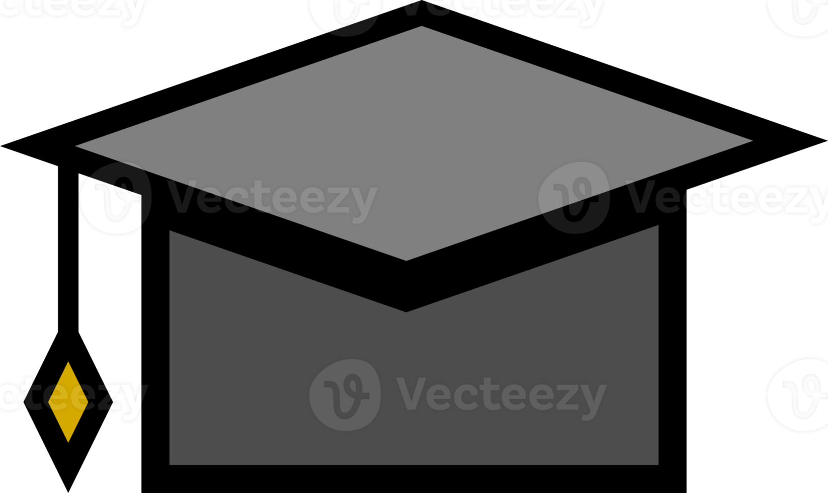 Black hat graduate png