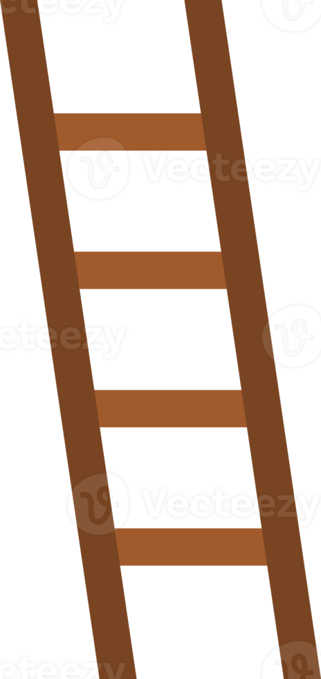 Brown line stairs icon png