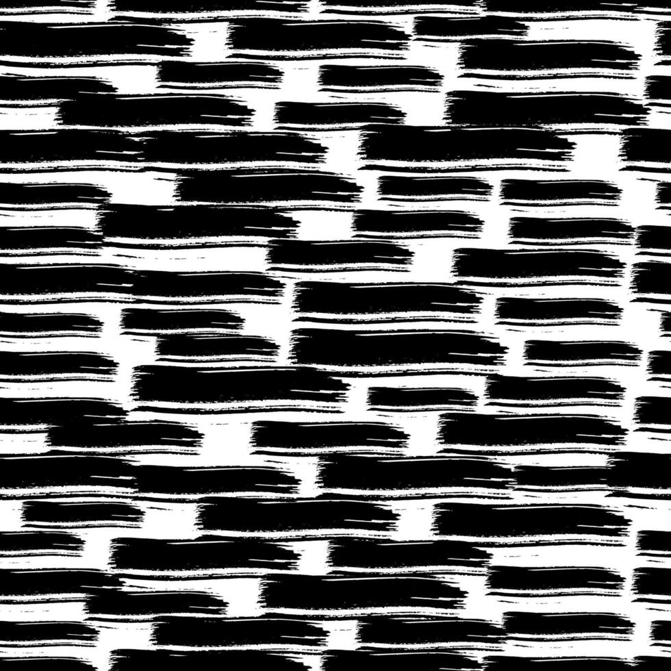 Seamless pattern with dark hand drawn scribble smear on background. Abstract grunge texture. vector
