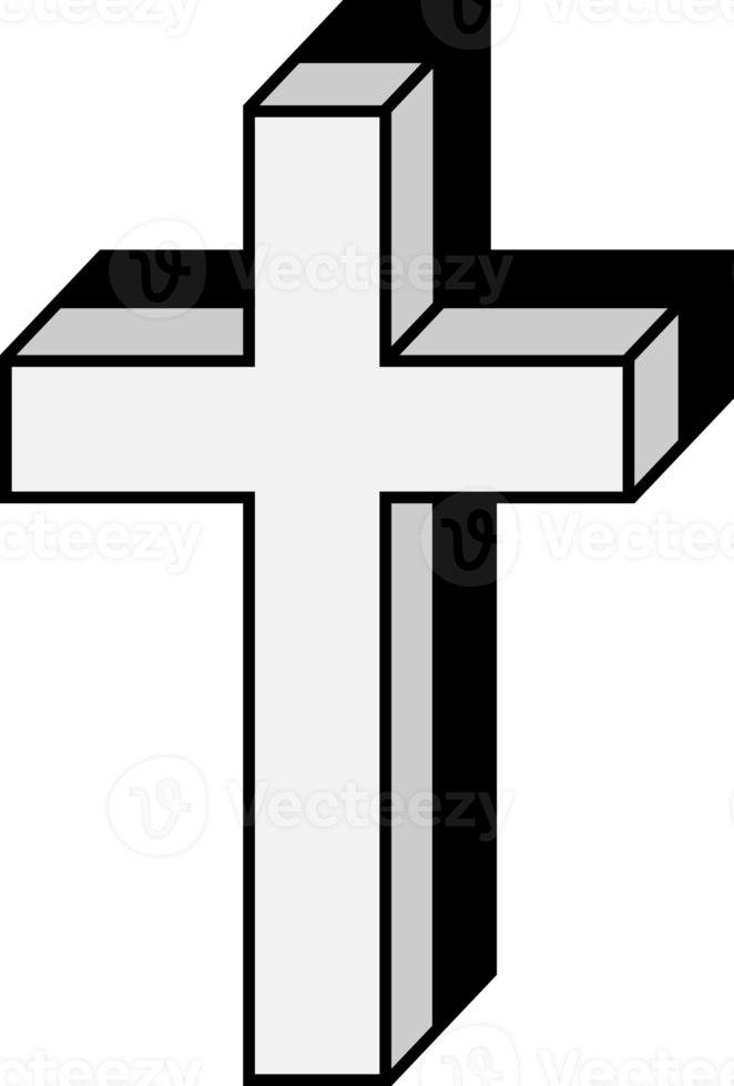 Black cross geometric icon png