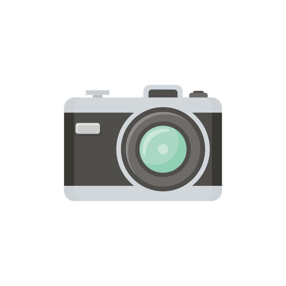 A camera icon on a white background vector