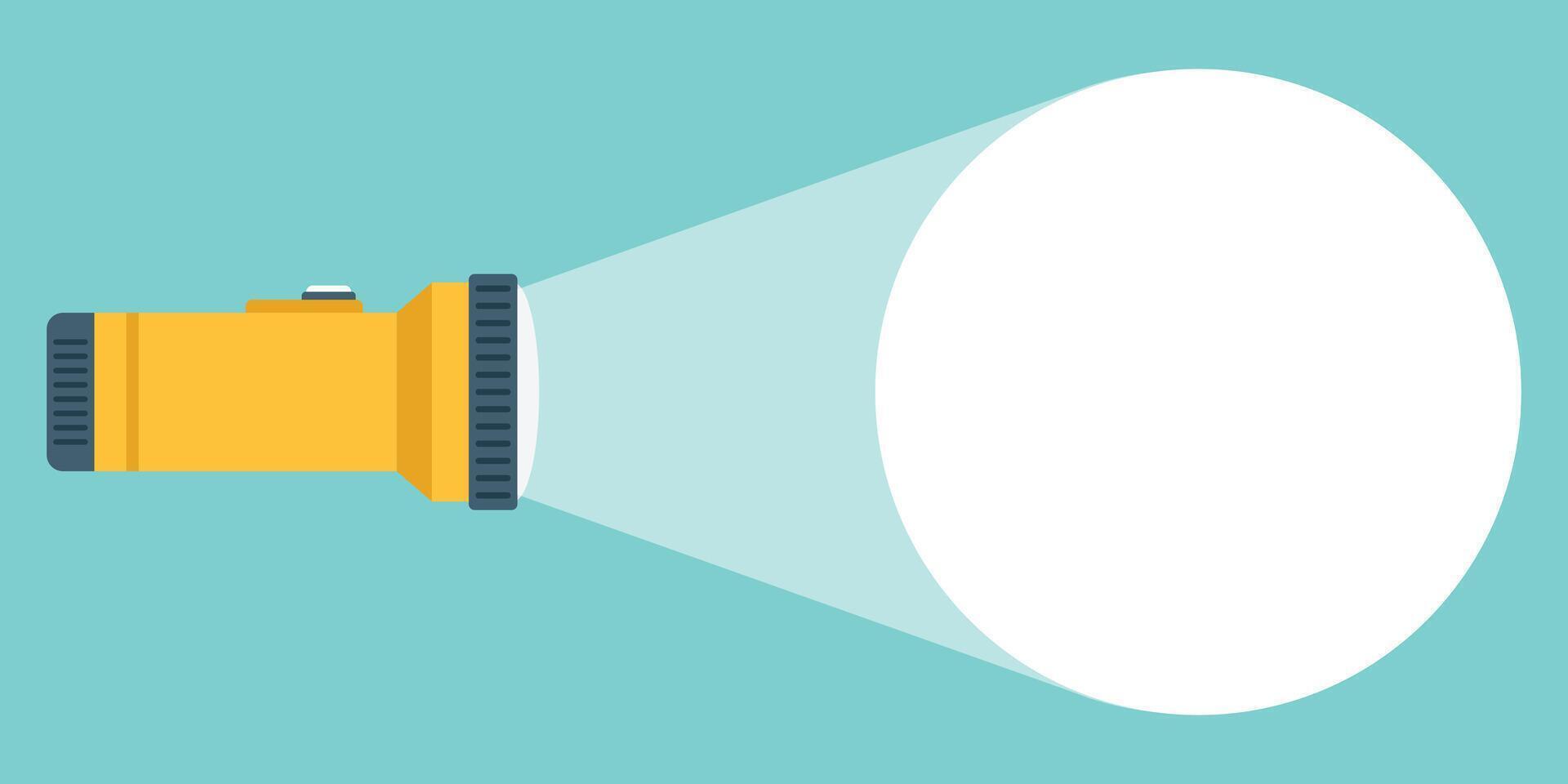 A light bulb with a white light coming out of it vector