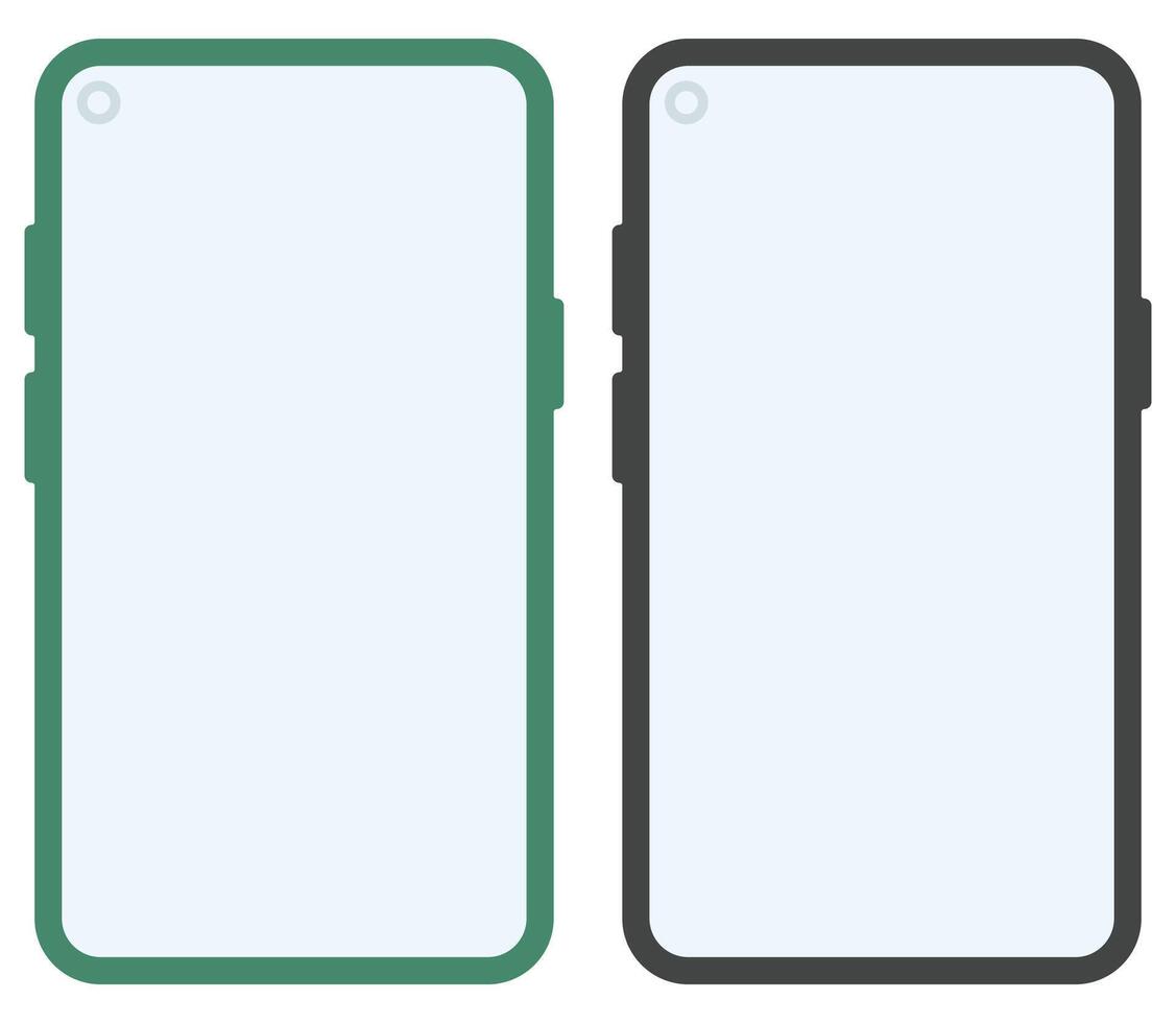 Mobile phone icon on white background. vector