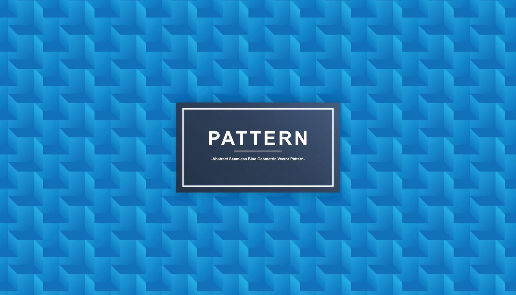 Abstract Seamless Blue Geometric Pattern vector