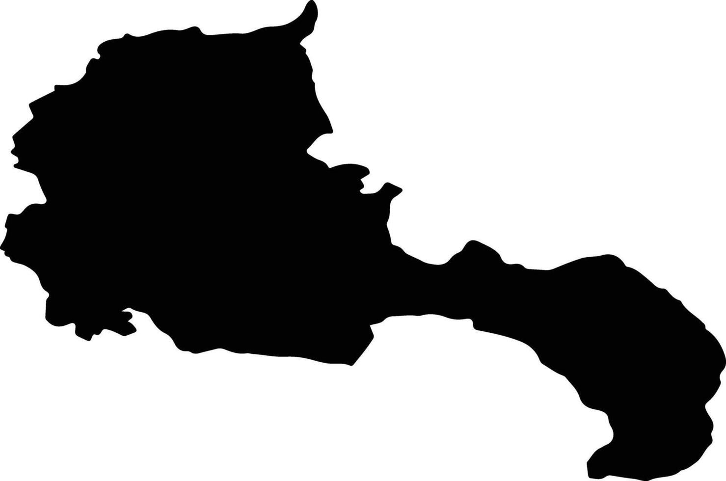 DEDA Romania silhouette map vector
