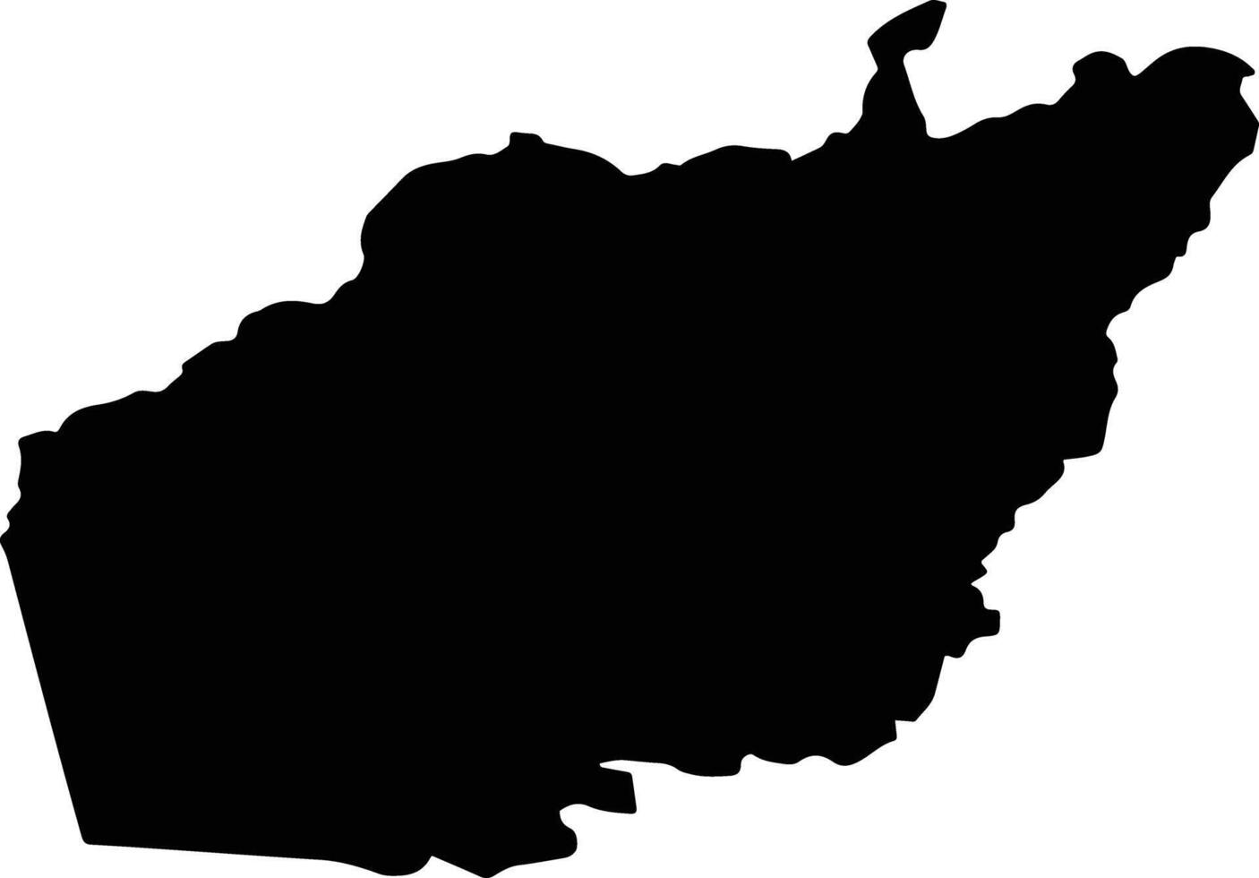 Degollado Mexico silhouette map vector