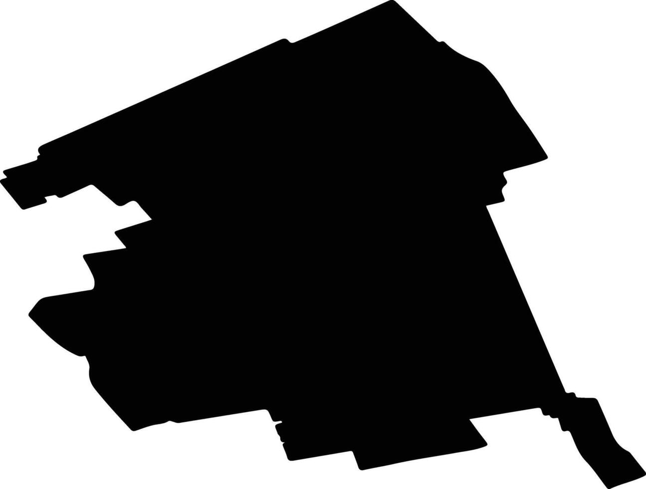 Delft Netherlands silhouette map vector