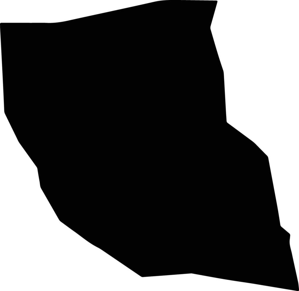 Delgercogt Mongolia silhouette map vector