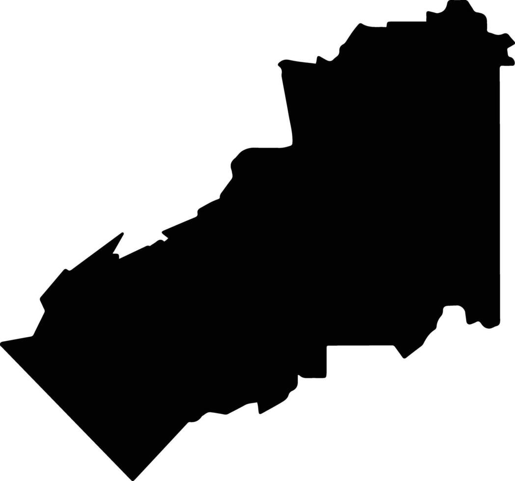 Delicias Mexico silhouette map vector