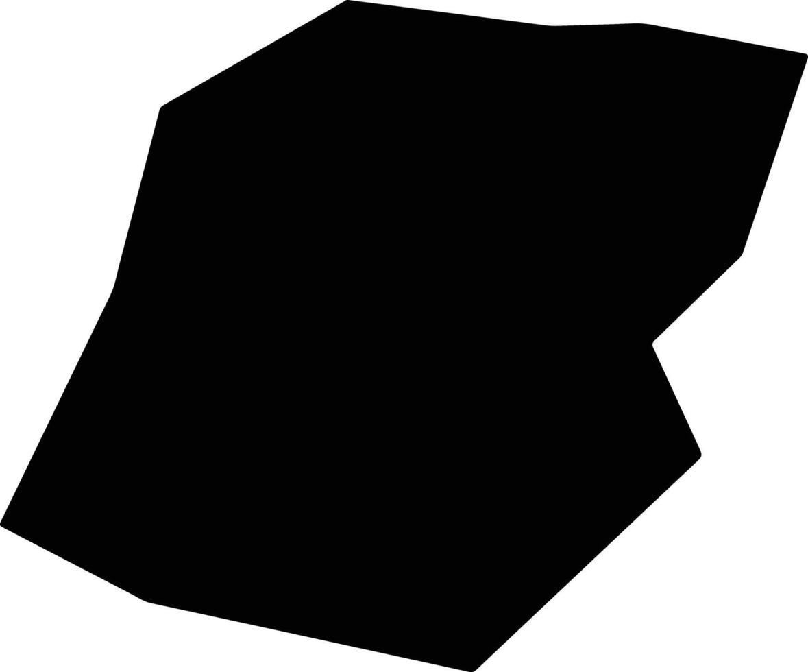 Deneia Cyprus silhouette map vector