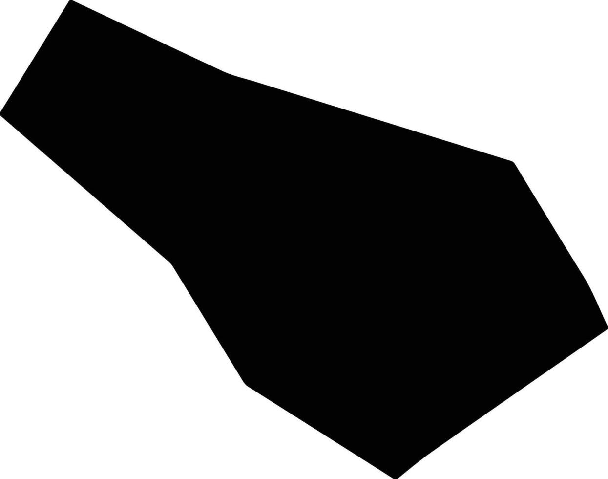 Dengkouxian China silhouette map vector