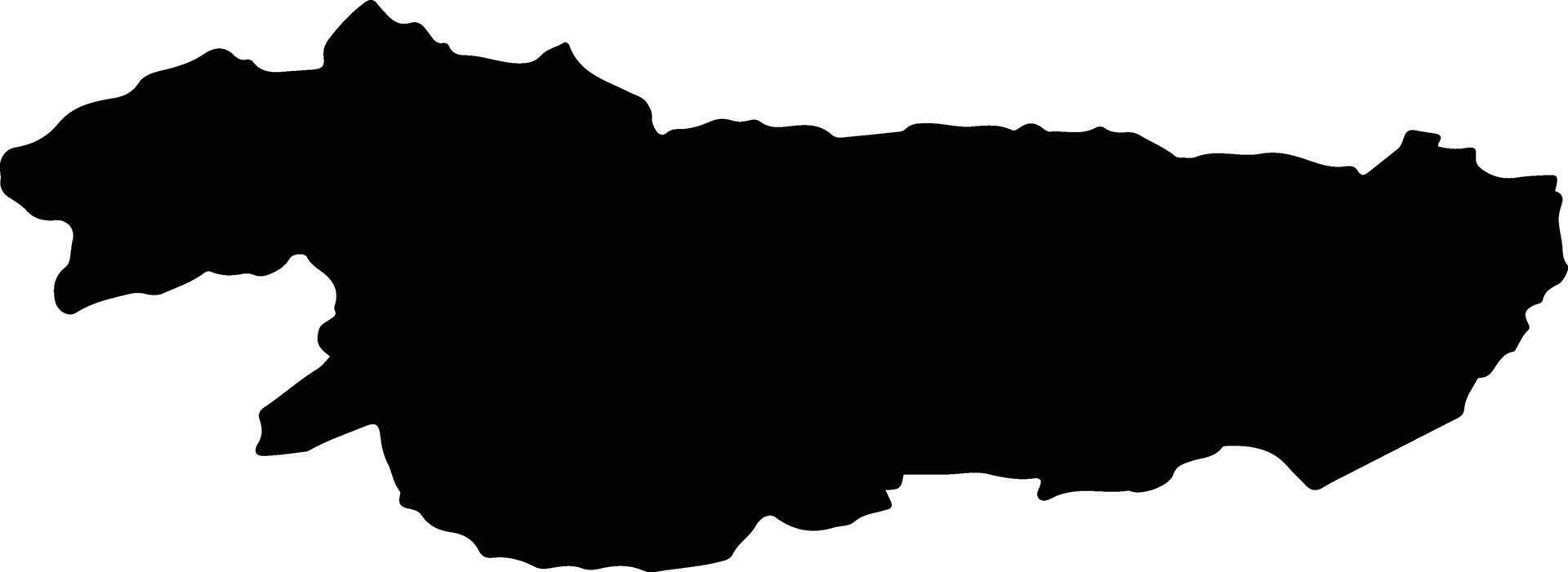 DENSUS Romania silhouette map vector
