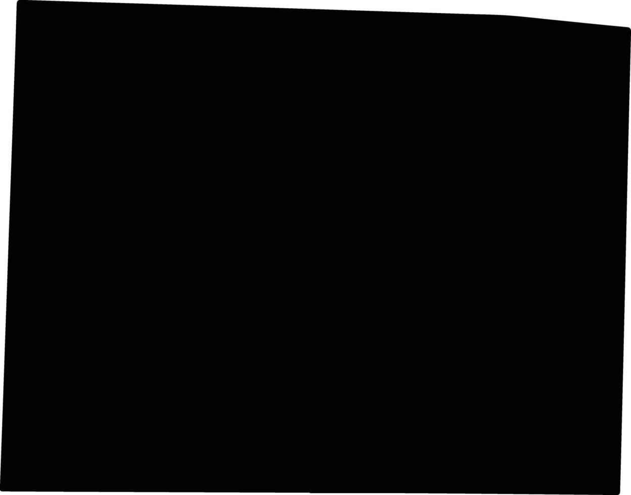 Denton United States silhouette map vector