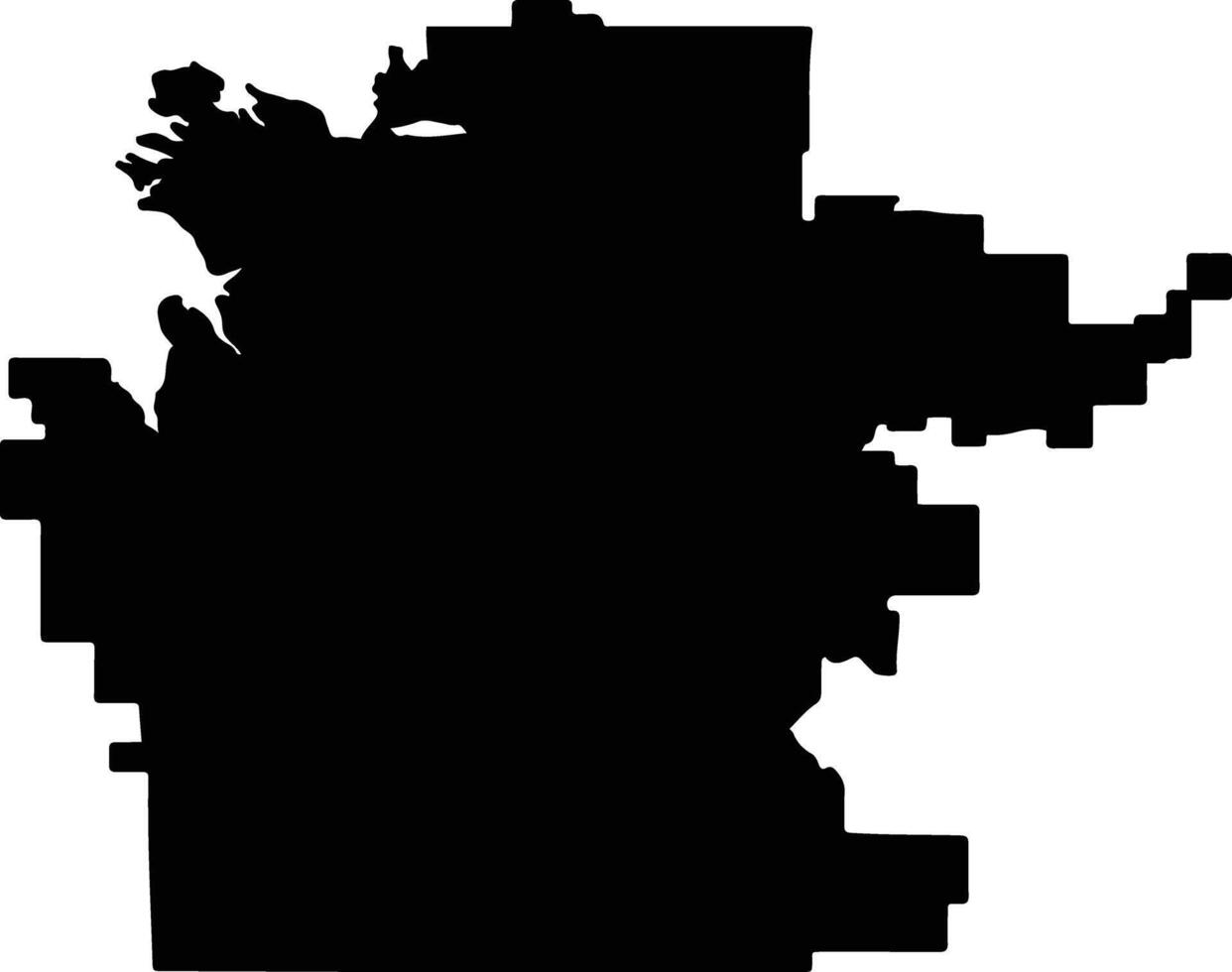 Derby West Kimberley Australia silhouette map vector