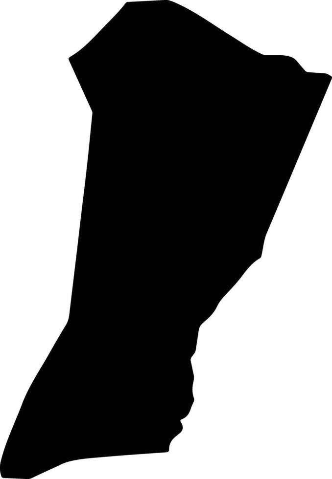 Derniere Riviere Mardi Gras Morne Caca Cochon Saint Lucia silhouette map vector