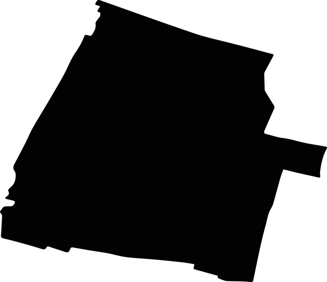 DESA Romania silhouette map vector